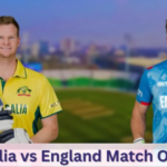 England Cricket Team Vs Australian Men's Cricket Team Match Scorecard