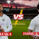 Karnataka Cricket Team Vs Jammu And Kashmir Cricket Team Match Scorecard