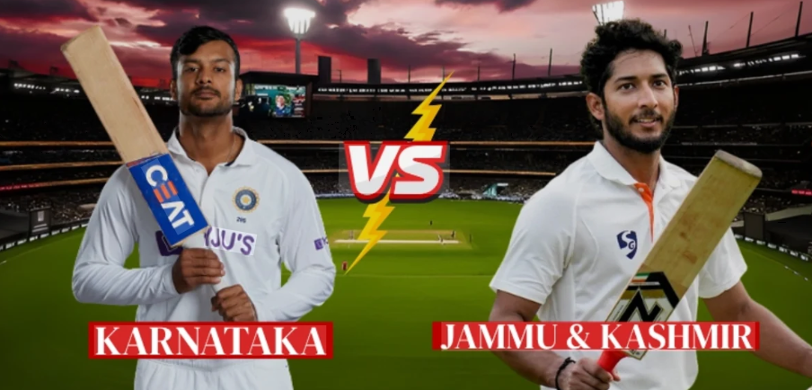 Karnataka Cricket Team Vs Jammu And Kashmir Cricket Team Match Scorecard