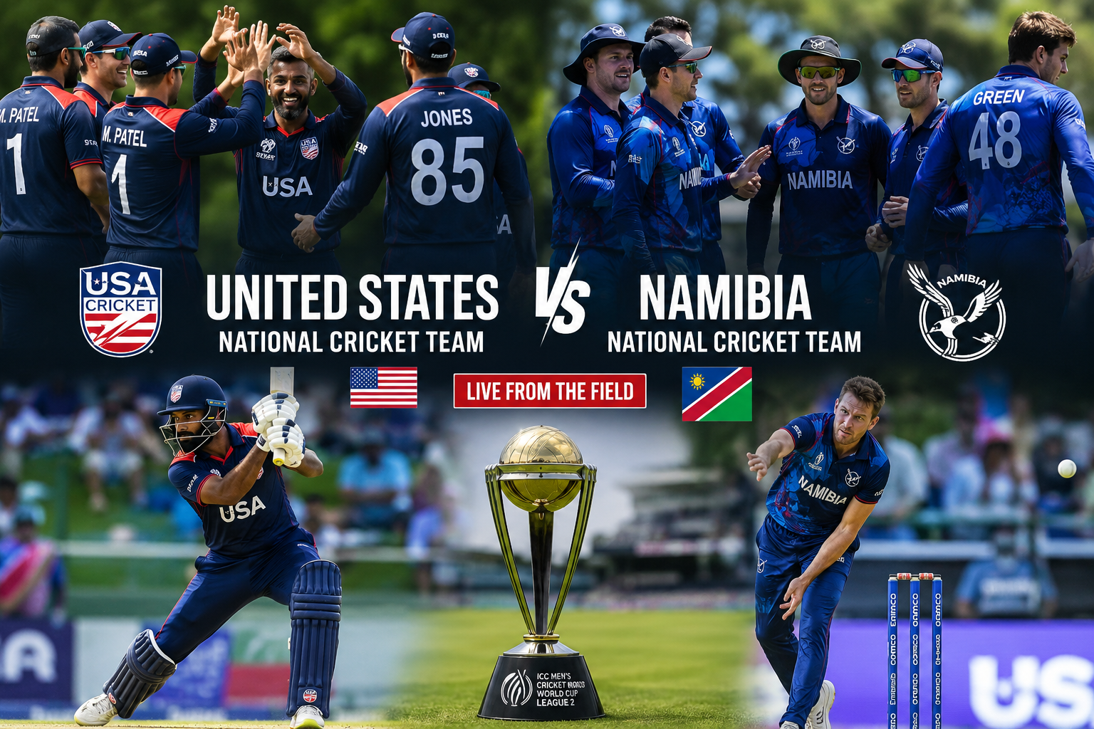 United States National Cricket Team Vs Namibia National Cricket Team Match Scorecard